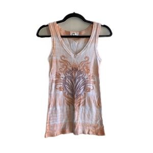 Avani zen ribbed tie dye tank top